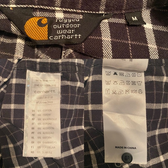 Carhartt Long Sleeve Iowa Dress - Medium - Picture 10 of 12